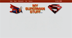 Desktop Screenshot of mysupermanstuff.com